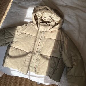 Zara Puffer/Bomber Jacket with Hood - Medium